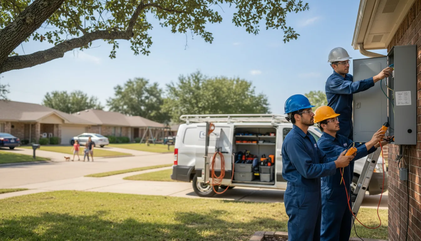 Certified electrician providing emergency electrical services in Prairie Farm, WI